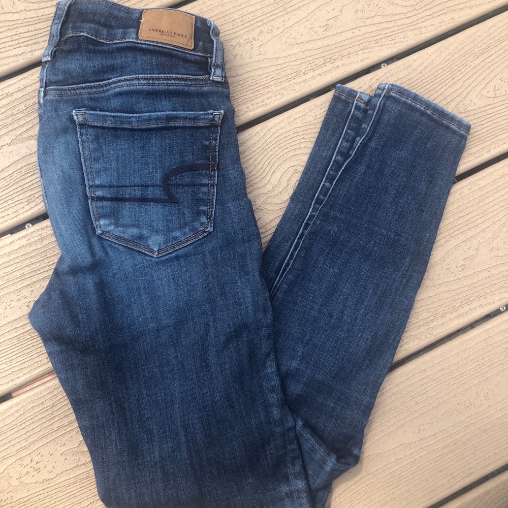American Eagle Dark Wash Skinny Jeans